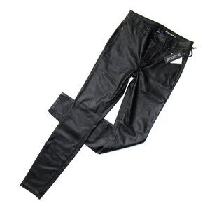 NWT Blank NYC Skinny in Eight Ball Black Vegan Faux Leather Pants 26